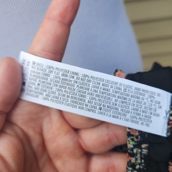 Forever 21 Multicolor Square Neck Crop Top Ditsy Floral Print Blouse - Picture 12 of 12